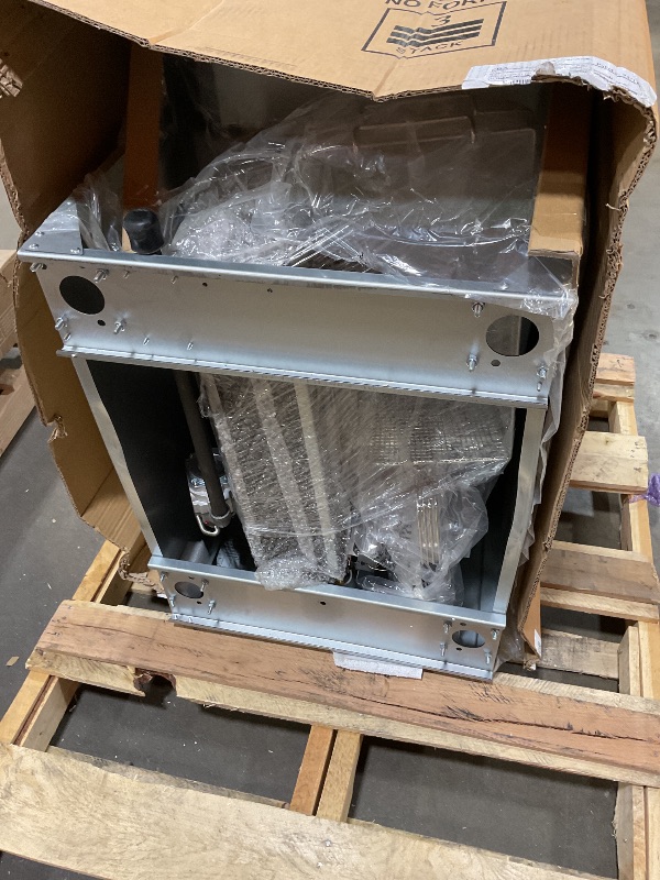 Photo 1 of **MINOR BEND AT BACK**Backychu Commercial Deep Fryer -5-Burner Liquid Propane Fryer CSA, 75-100 lbs Capacity, 150,000 BTU/h Adjustable Thermostat 200°F-400°F, Stainless Steel Gas Liquid Propane Deep Fryer for Restaurants