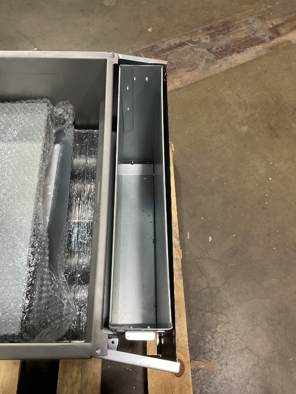 Photo 1 of **MINOR BEND AT BACK**Backychu Commercial Deep Fryer -5-Burner Liquid Propane Fryer CSA, 75-100 lbs Capacity, 150,000 BTU/h Adjustable Thermostat 200°F-400°F, Stainless Steel Gas Liquid Propane Deep Fryer for Restaurants