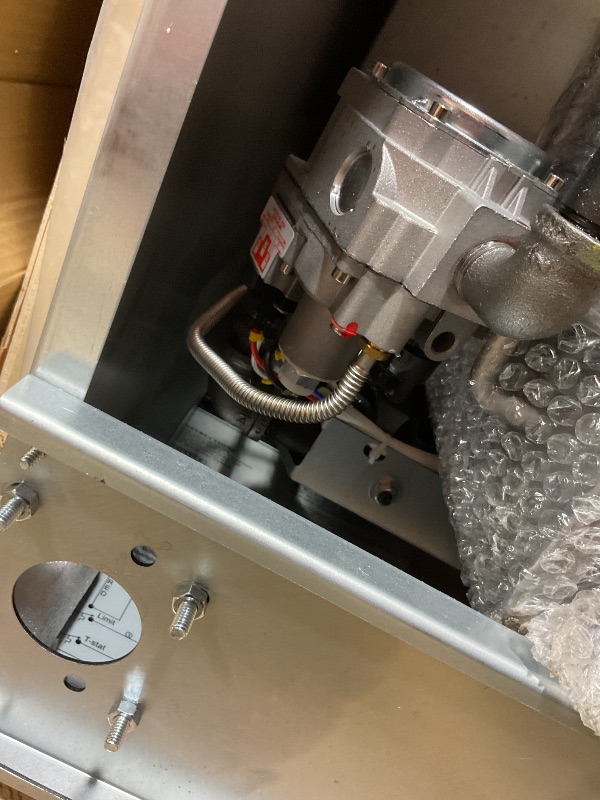 Photo 1 of **MINOR BEND AT BACK**Backychu Commercial Deep Fryer -5-Burner Liquid Propane Fryer CSA, 75-100 lbs Capacity, 150,000 BTU/h Adjustable Thermostat 200°F-400°F, Stainless Steel Gas Liquid Propane Deep Fryer for Restaurants