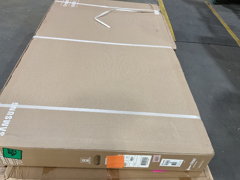 Photo 1 of **MAJOR DAMAGE TO SCREENSELLING FOR PARTS AS PARTIAL SET. **Samsung 70-Inch Class Crystal UHD U8000F 4K Smart TV (2025 Model) Endless Free Content, Crystal Processor 4K, MetalStream Design, Knox Security, Alexa Built-in