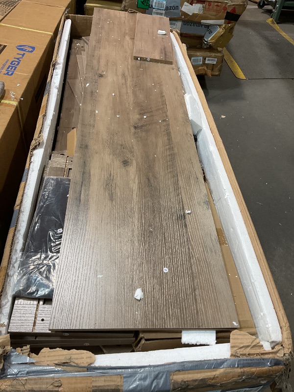 Photo 1 of **SELLING FOR PARTS AS PARTIAL SET. MAJOR DAMAGE TO ONE PIECE.** LOOKS LIKE A BOX OF DRAWER OR CABINET PARTS