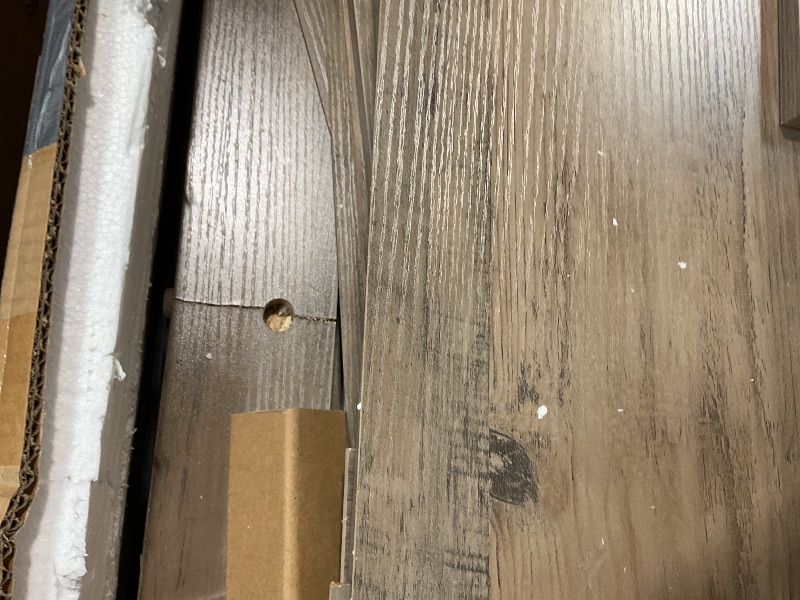 Photo 1 of **SELLING FOR PARTS AS PARTIAL SET. MAJOR DAMAGE TO ONE PIECE.** LOOKS LIKE A BOX OF DRAWER OR CABINET PARTS