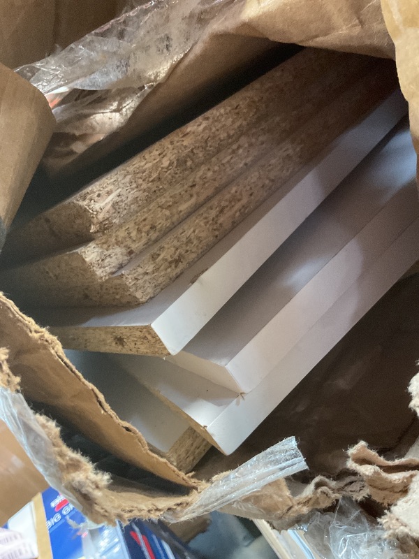 Photo 1 of **SELLING FOR PARTS**Box of Cabinet or shelf parts.