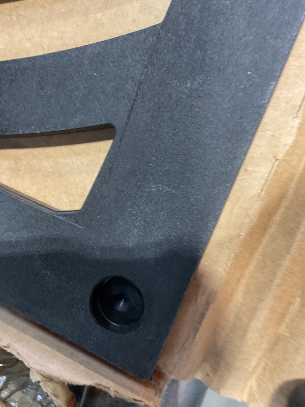 Photo 1 of 2'x4' Sanibel Decorative Screen, Black