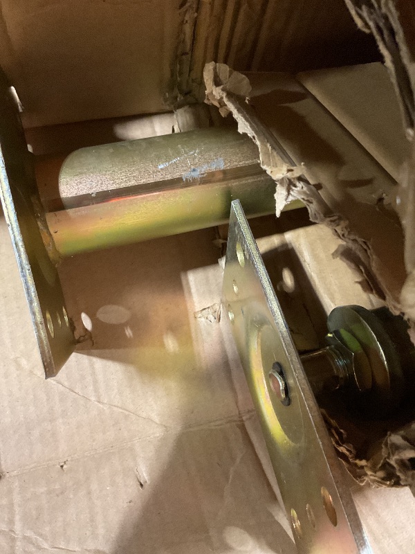 Photo 1 of **MAJOR DAMAGE TO ONE END ON ONE. SELLING FOR PARTS**ZANURA 59" - 100" Adjustable House Floor Wall Jack Post Pole Rod Fit for Leveling Framing Basement Crawlspace Beam Roof, 2 Pack