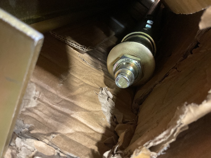 Photo 1 of **MAJOR DAMAGE TO ONE END ON ONE. SELLING FOR PARTS**ZANURA 59" - 100" Adjustable House Floor Wall Jack Post Pole Rod Fit for Leveling Framing Basement Crawlspace Beam Roof, 2 Pack