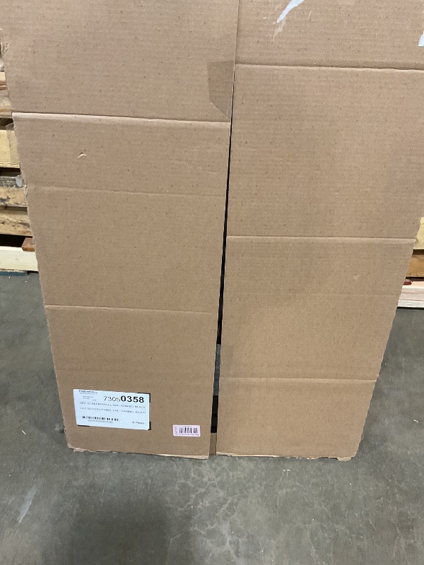 Photo 1 of **5 TOTAL**2'x4' Sanibel Decorative Screen, Black