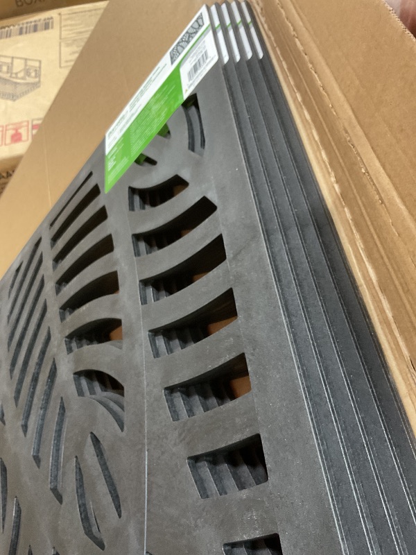 Photo 1 of **5 TOTAL**2'x4' Sanibel Decorative Screen, Black