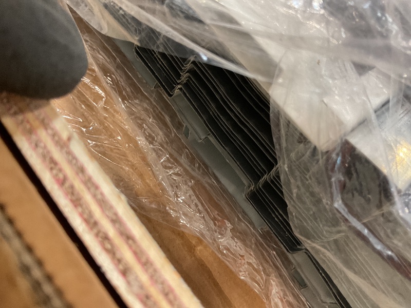 Photo 1 of *SELLING FOR PARTS AS PARTIAL SET. ONE BOX OF TWO**DWVO 9x4 FT Outdoor Storage Shed with Acrylic Windows, Utility Tool Shed Metal Storage Garden Shed with Door & Lock for Bike Storage, Waterproof Trash Shed for Backyard Garden Patio, Dark Dray