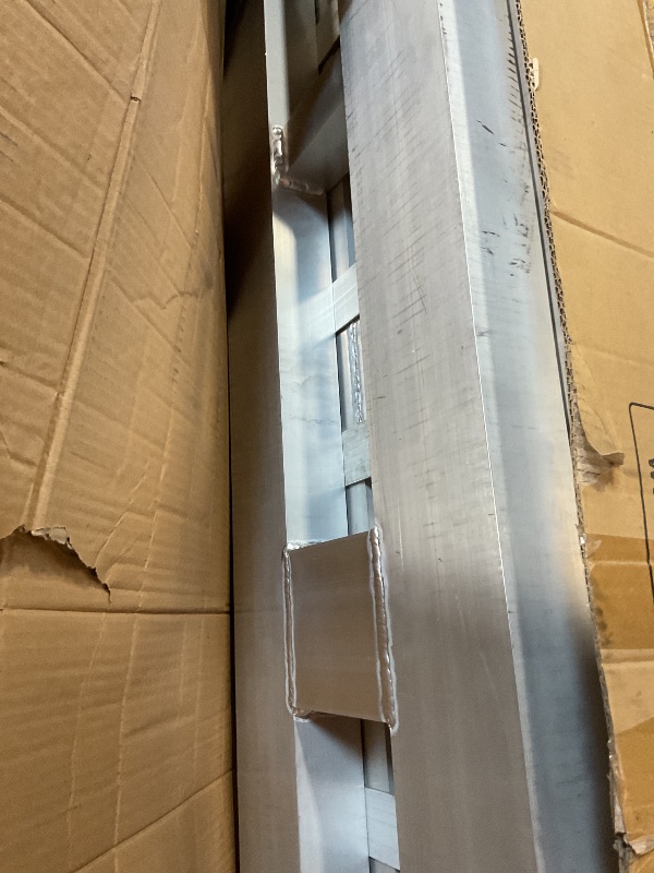 Photo 1 of **DIRT AND SCRATCHES **GarveeTech 94"x 15"Aluminum Trailer Ramps, 6000 Lbs Capacity Heavy-Duty Loading Ramps with Top Hook Attaching End, Universal Alu Loading Ramp for Truck Auto,Tractor,Motorcycle, Lawn Mower