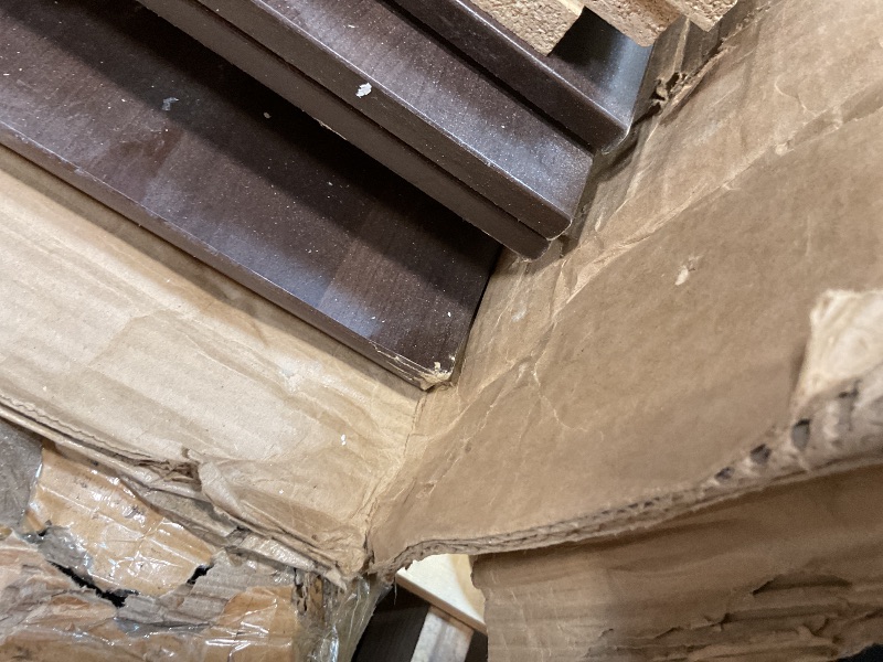 Photo 1 of **SELLING FOR PARTS. CORNERS DAMAGED**Prepac Sonoma 8 Drawer Double Dresser for Bedroom, Wide Chest of Drawers, Bedroom Furniture, Clothes Storage and Organizer, 17.25" D x 59" W x 37" H, Espresso, EDC-6338