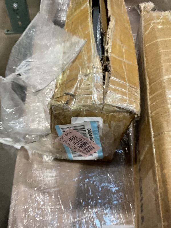 Photo 1 of **SCRATCH**6 Pack L22 x W 2.5" 10mm Thick Hidden Countertop Support Brackets, Straight Steel Countertop Support Brackets Solid Floating Shelf Bracket for Countertops Frosted Black