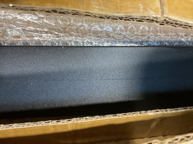 Photo 1 of **SCRATCH**6 Pack L22 x W 2.5" 10mm Thick Hidden Countertop Support Brackets, Straight Steel Countertop Support Brackets Solid Floating Shelf Bracket for Countertops Frosted Black