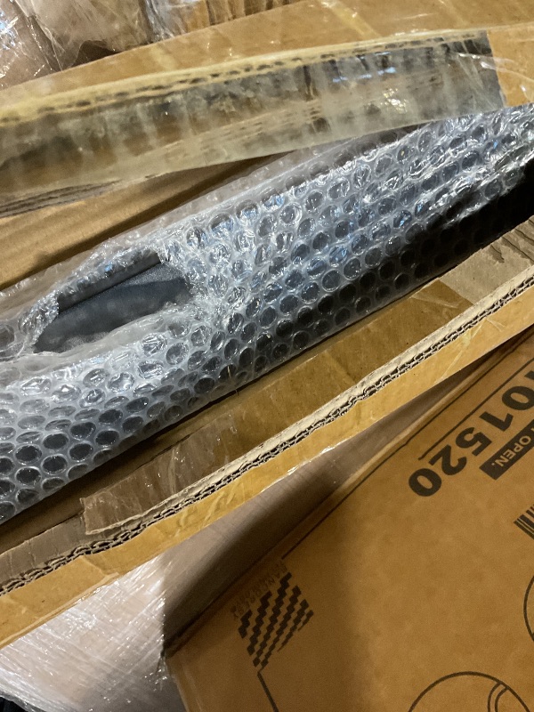 Photo 1 of 6 Pack L22 x W 2.5" 10mm Thick Hidden Countertop Support Brackets, Straight Steel Countertop Support Brackets Solid Floating Shelf Bracket for Countertops Frosted Black