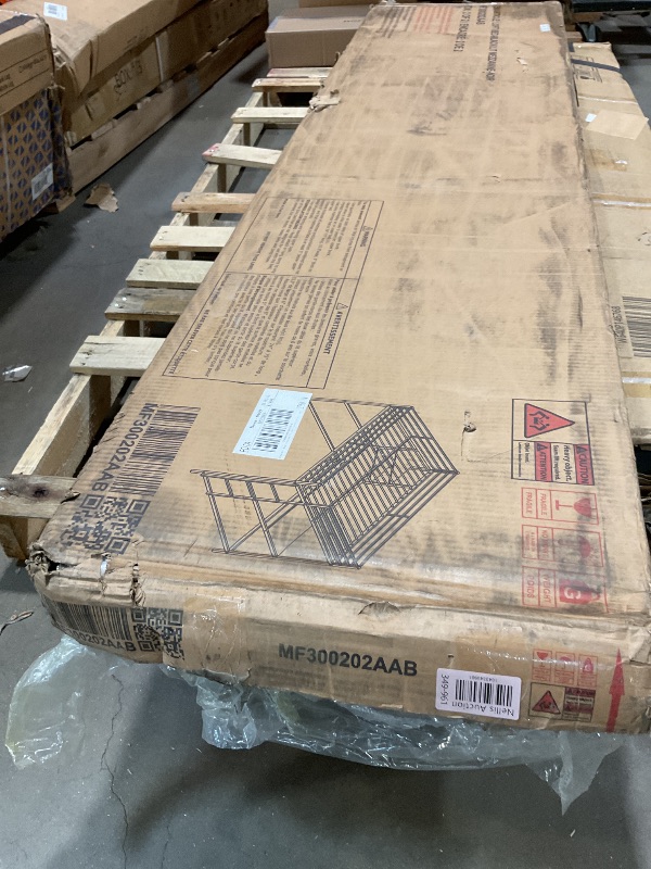 Photo 1 of **SELLING FOR PARTS AS PARTIAL SET. ONE BOX OF TWO**Full Size Loft Bed w/Shelves & Desk Heavy-Duty Metal Bed Frame For Kids Adult