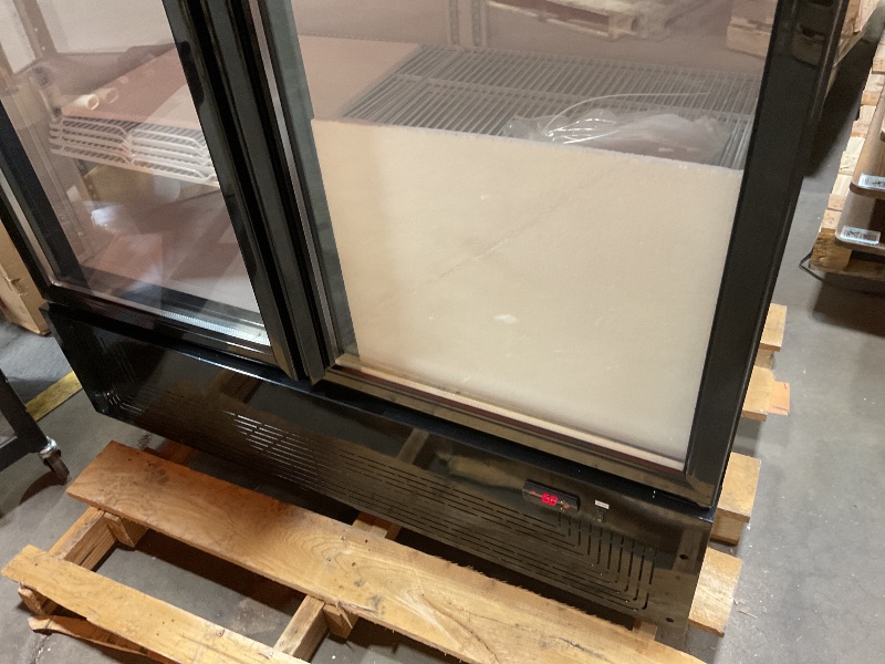 Photo 1 of **DIRT, SCRATCHES AND DENTS FROM TRANSPORT **BINGERMA Commercial Merchandiser Display Refrigerator 40 Cu.ft. with 2 Glass Doors ETL Drink Cooler Beverage Fridge for Bars,Restaurants, Convenience Stores, Supermarkets and Offices