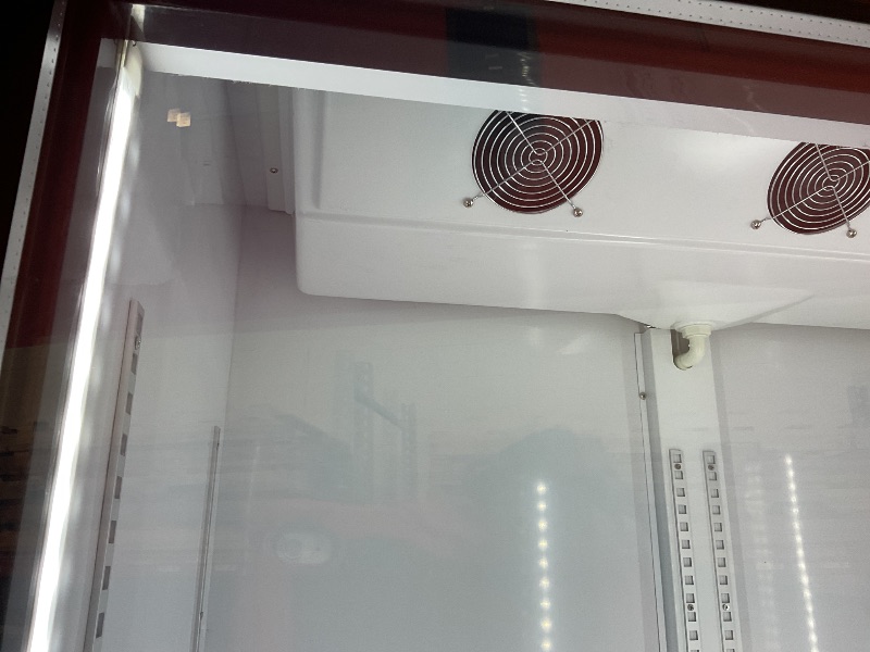 Photo 1 of **DIRT, SCRATCHES AND DENTS FROM TRANSPORT **BINGERMA Commercial Merchandiser Display Refrigerator 40 Cu.ft. with 2 Glass Doors ETL Drink Cooler Beverage Fridge for Bars,Restaurants, Convenience Stores, Supermarkets and Offices