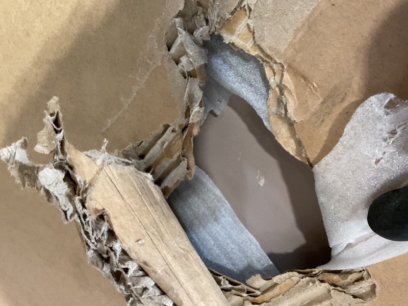 Photo 1 of **MINOR SCRAPE DAMAGE 3 Spots**Signature Design by Ashley Blairhurst Traditional 10-Drawer Dresser with Felt-Lined Top Drawer and Safety Stop, Gray & Light Brown