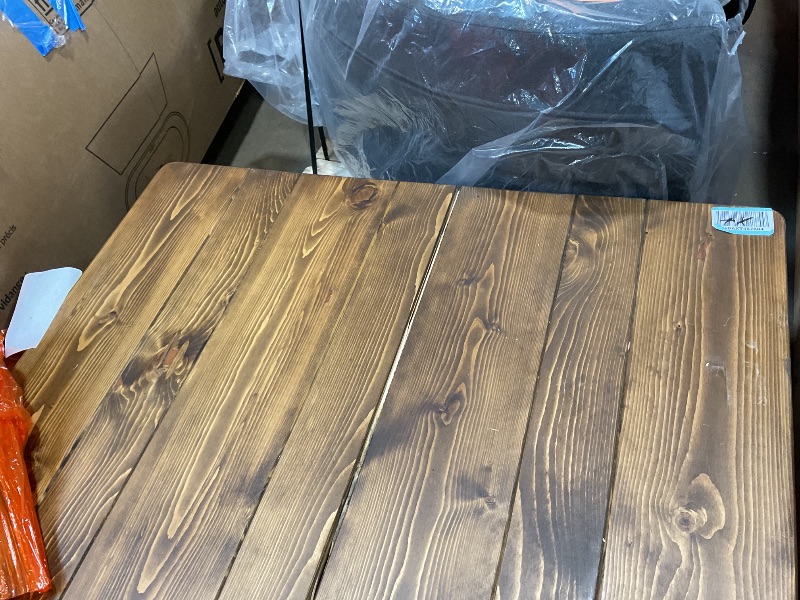 Photo 1 of **CRACKING DOWN DOWN THE TOP MIDDLE**40.5 wide
9 ft long 
Wood table