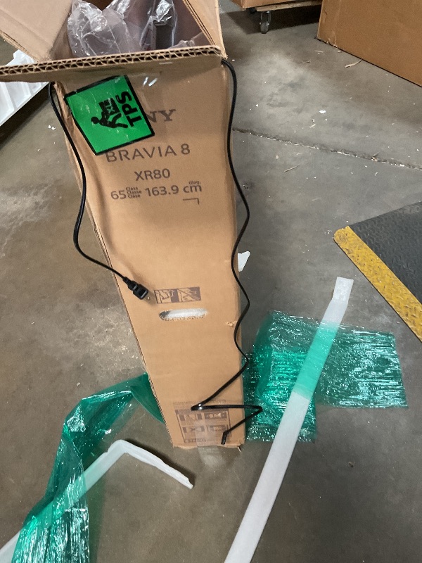 Photo 1 of **SELLING FOR PARTS**Sony 65 Inch OLED 4K Ultra HD TV BRAVIA 8 Smart Google TV with Dolby Vision HDR and Exclusive Features for PlayStation 5 (K-65XR80), 2024 Model
