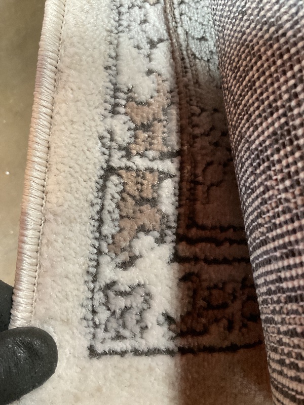 Photo 1 of **DIRTY FROM TRANSPORT **Loloi Teagan Collection 6'-7" x 9'-2" Area Rug in Ivory/Sand - Large, Soft Neutral Rug, High-Traffic Area Rug for Living Room, Bedroom, Home Office, Dining Area