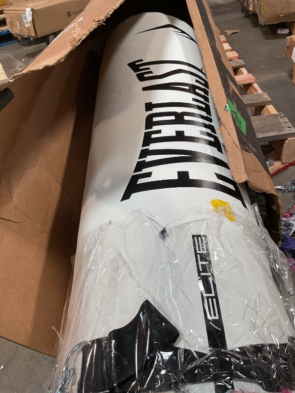 Photo 1 of **ZIPPER LINE CAME OFF TOP. WILL NEED TO BE FIXED OR REPLACED**. .Everlast Elite 2 Heavy Bag (White | 80 lb)