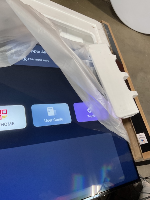 Photo 1 of **Dirty**TCL 65-Inch QM85 QLED 4K Smart QD-Mini LED TV with Google TV (65QM851G