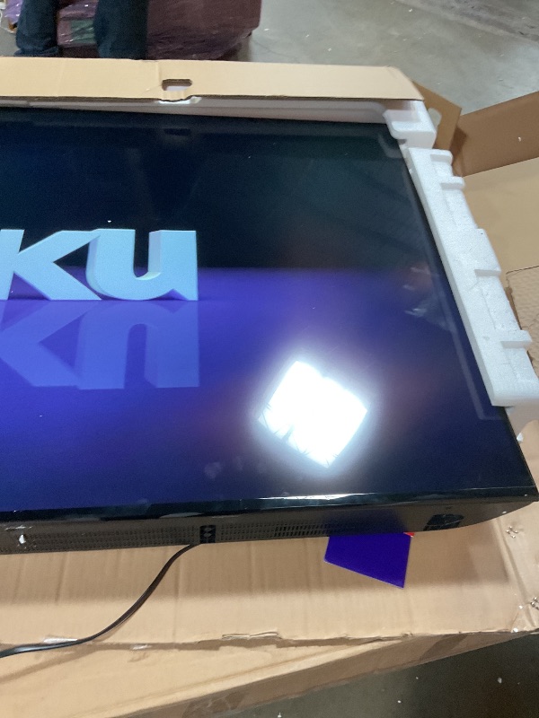 Photo 1 of **NO REMOTE OR STAND/ SELLING FOR PARTS**Roku Smart TV – 65-Inch Select Series 4K HDR RokuTV with Roku Enhanced Voice Remote, Brilliant 4K Picture, Automatic Brightness, & Seamless Streaming – Live Local News, Sports, Family Entertainment