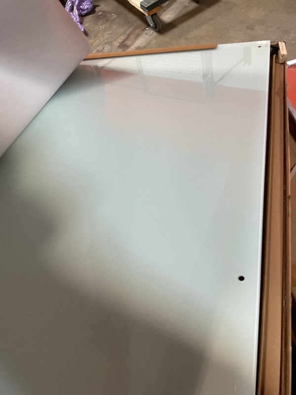 Photo 1 of 48 x 72” magnetic glass whiteboard
