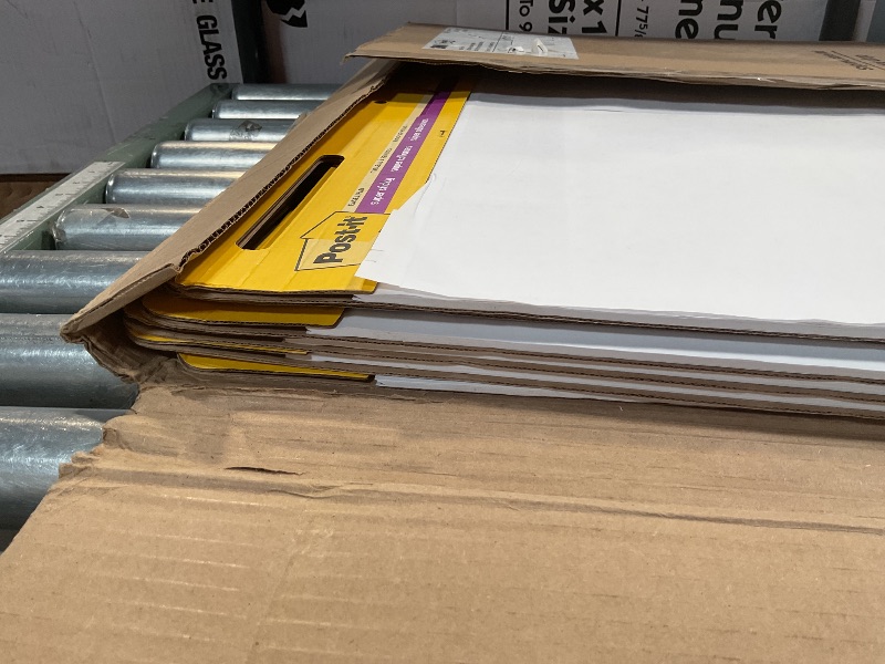 Photo 1 of **HEAVY DAMAGE TO ONE PAD**Post-it Super Sticky Wall Easel Pad, 25" x 30", 20 Sheets/Pad,  6Pads/Pack