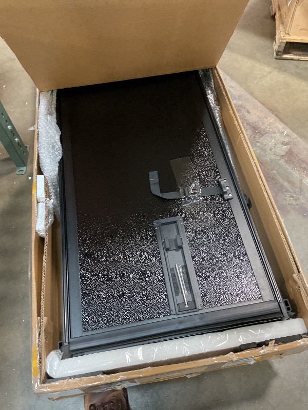 Photo 1 of **SELLING FOR PARTS. MISSING STRIP AND NO INSTRUCTIONS** OEDRO FRP Hard Tri-fold Tonneau Cover Fold Truck Bed Covers Compatible with Jeep Gladiator 2020 2021 2022 2023 2024