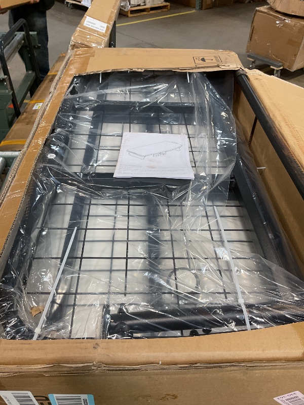 Photo 1 of **DIRT OR RUST**.BouPower 75" x 38" Folding Bed with Mattress, Portable Foldable Bed with 5" Memory Foam Mattress and Metal Frame for Adults, Roll Away Guest on Wheels, Side Storage Pocket, Space Saving, Easy Storage