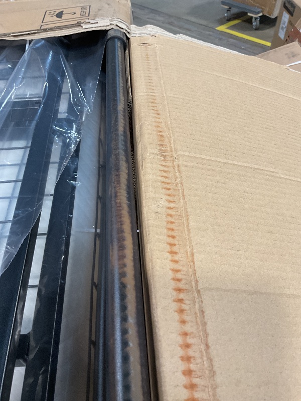 Photo 1 of **DIRT OR RUST**.BouPower 75" x 38" Folding Bed with Mattress, Portable Foldable Bed with 5" Memory Foam Mattress and Metal Frame for Adults, Roll Away Guest on Wheels, Side Storage Pocket, Space Saving, Easy Storage