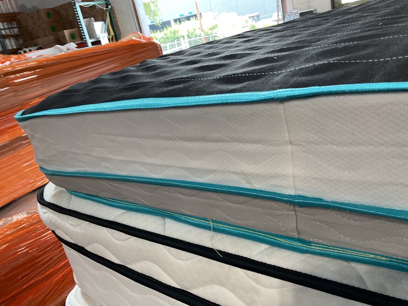 Photo 1 of **DIRTY FROM TRANSPORT **Linenspa 8 Inch Memory Foam and Spring Hybrid Mattress - Medium Firm Feel - Bed  Quality Comfort and Adaptive Support - Breathable - Cooling - Guest and Kids Bedroom - Full Size