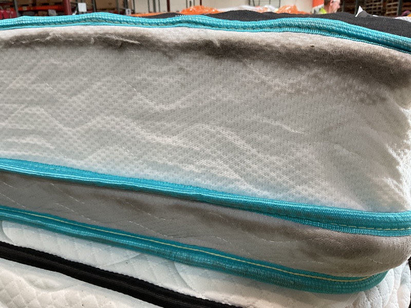 Photo 1 of **DIRTY FROM TRANSPORT **Linenspa 8 Inch Memory Foam and Spring Hybrid Mattress - Medium Firm Feel - Bed  Quality Comfort and Adaptive Support - Breathable - Cooling - Guest and Kids Bedroom - Full Size