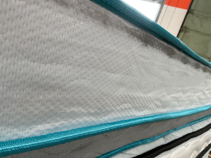 Photo 1 of **DIRTY FROM TRANSPORT **Linenspa 8 Inch Memory Foam and Spring Hybrid Mattress - Medium Firm Feel - Bed  Quality Comfort and Adaptive Support - Breathable - Cooling - Guest and Kids Bedroom - Full Size