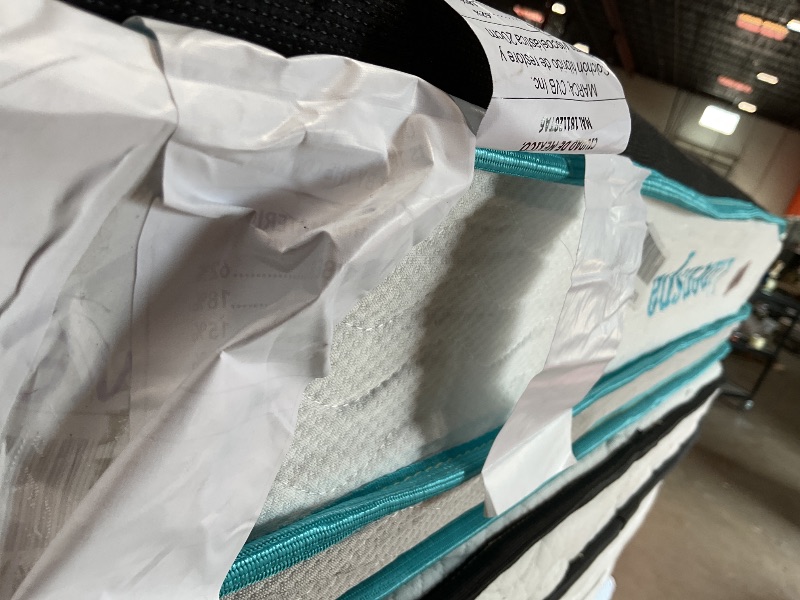 Photo 1 of **DIRTY FROM TRANSPORT **Linenspa 8 Inch Memory Foam and Spring Hybrid Mattress - Medium Firm Feel - Bed  Quality Comfort and Adaptive Support - Breathable - Cooling - Guest and Kids Bedroom - Full Size