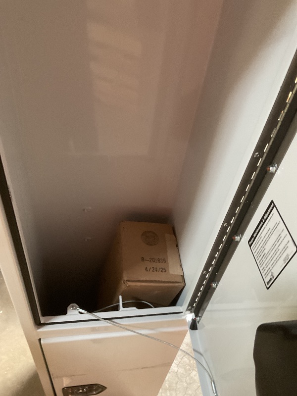 Photo 1 of **DIRT AND SCUFFS**Buyers Products 1702840 White Steel Topsider Truck Box With T-Handle Latch, 16 x 13 x 72 Inch, Truck Tool Box For Storage And Organization, Lockable Tool Chest For Work Trucks