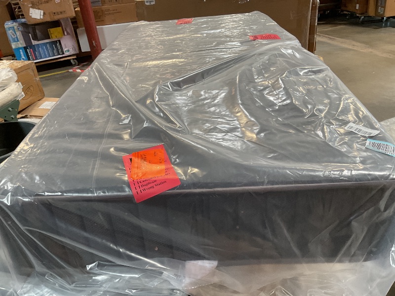Photo 1 of **DIRTY FROM TRANSPORT **Ottomanson 9" Hybrid Twin Mattress - Rock Hard Feel - Made in USA - Individually Pocketed Coils & CertiPUR-US Foam - Fiberglass-Free - Bed 