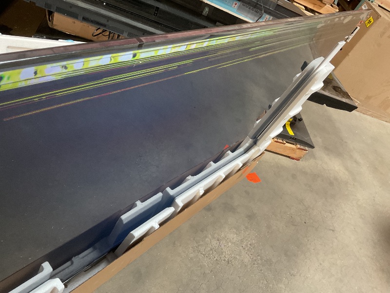Photo 1 of **SELLING FOR PARTS**TCL 85-Inch Q65 QLED 4K UHD Smart TV with Google TV (85Q651G, 2024 Model) Dolby Vision, Dolby Atmos, HDR Pro+, Game Accelerator Enhanced Gaming, Voice Remote, Works with Alexa, Streaming Television