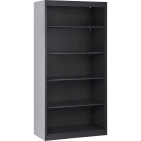 Photo 1 of  Elite Bookcase Assembled 36""W x 18""D x 72""H Textured Black