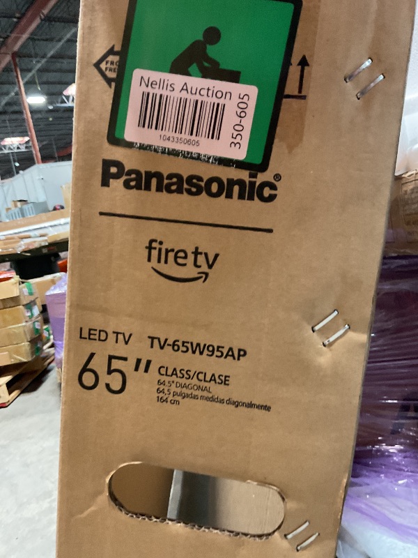 Photo 1 of Panasonic W95 Series 65-inch Mini LED 4K Ultra HD Smart Fire TV, Sport Stadium Mode, ATSC3.0, Dolby Vision IQ, Dolby Atmos, HDR10+ Adaptive, Press and Ask Alexa, 144Hz, Wall-mountable - 65W95AP