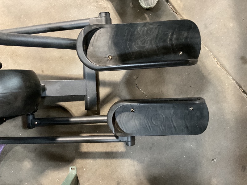Photo 1 of *FOR PARTS ONLY/ BROKEN LEG* Sunny Health & Fitness Magnetic Elliptical Trainer Machine with LCD Monitor and Heart Rate Monitoring - Stride Zone, SF-E3865