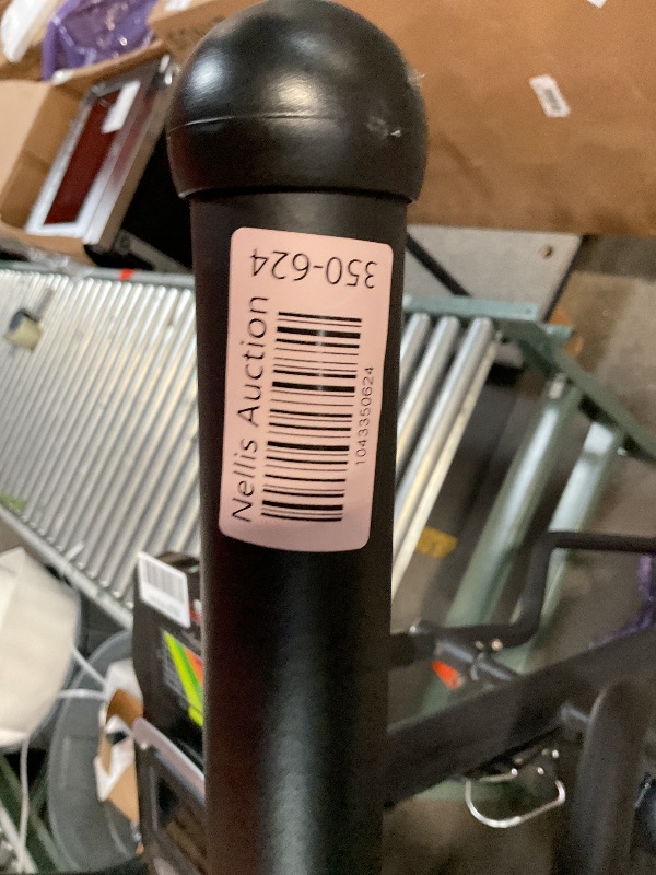 Photo 1 of *FOR PARTS ONLY/ BROKEN LEG* Sunny Health & Fitness Magnetic Elliptical Trainer Machine with LCD Monitor and Heart Rate Monitoring - Stride Zone, SF-E3865