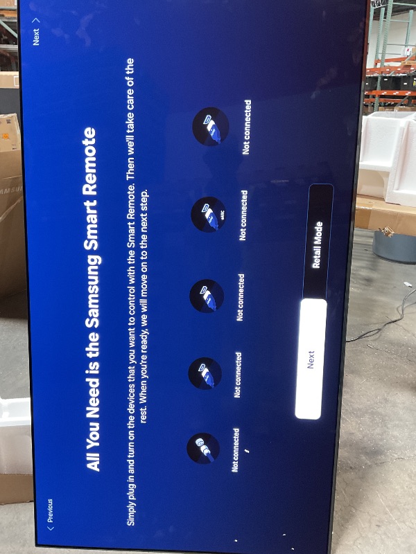 Photo 1 of *SCREEN FLICKERS* Samsung 65-Inch Class OLED 4K S90D Series HDR+ Smart TV w/Dolby Atmos, Object Tracking Sound Lite, Motion Xcelerator, Real Depth Enhancer, 4K AI Upscaling, Alexa Built-in (QN65S90D, 2024 Model)