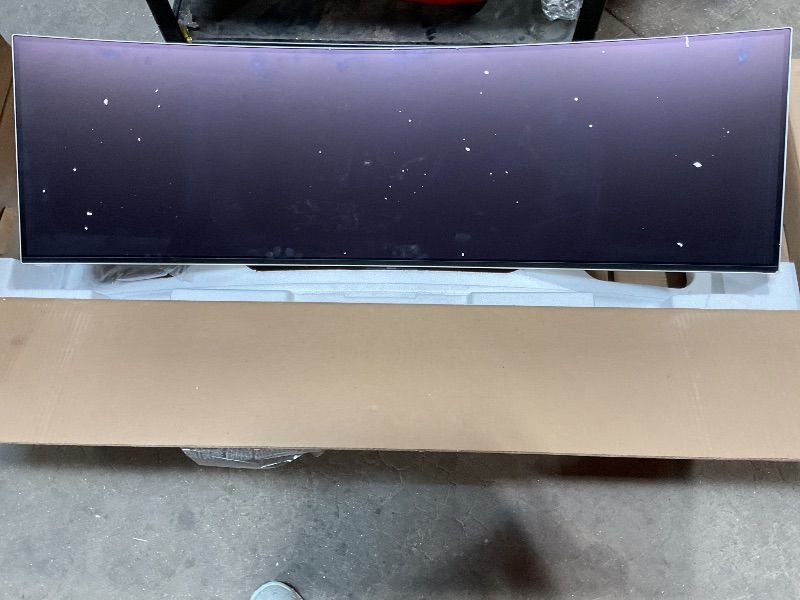 Photo 1 of ****UNTESTED, NO POWER CORD INCLUDED****Samsung 49" Odyssey OLED G9 (G95SC) Series Curved Smart Gaming Monitor w QD-OLED, 240Hz, 0.03ms, AMD Freestyle Premium Pro, G-Sync Compatible, Dual QHD, Neo Quantum Processor Pro, LS49CG954SNXZA