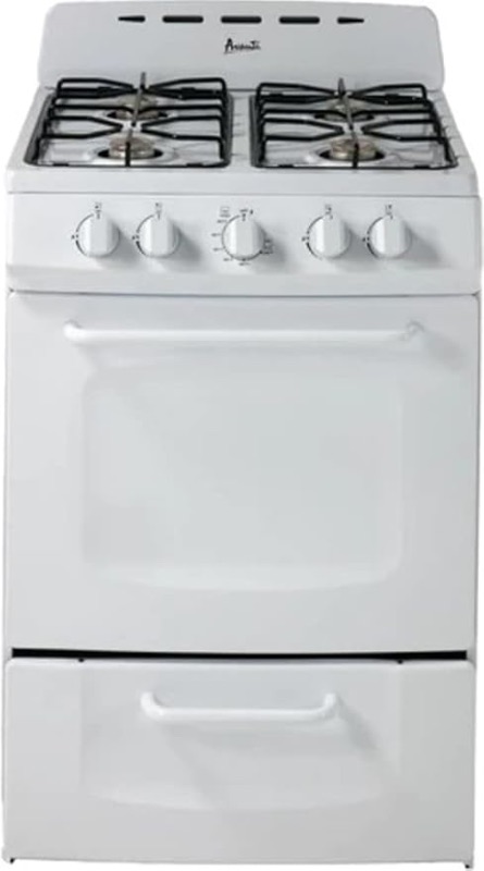Photo 1 of Avanti GRO24P0W Gas Range Oven Compact Freestanding Design