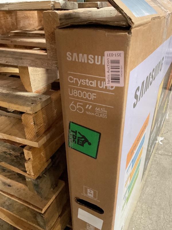 Photo 1 of ****DAMAGED DOES NOT WORK PARTS ONLY****Samsung 65-Inch Class Crystal UHD U8000F 4K Smart TV (2025 Model) Endless Free Content, Crystal Processor 4K, MetalStream Design, Knox Security, Works with Alexa