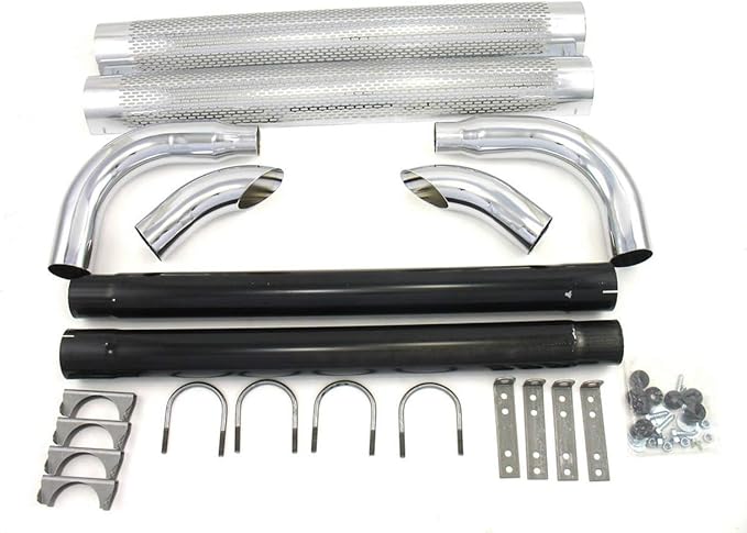Photo 1 of Chrome Side Exhaust Silver 70”