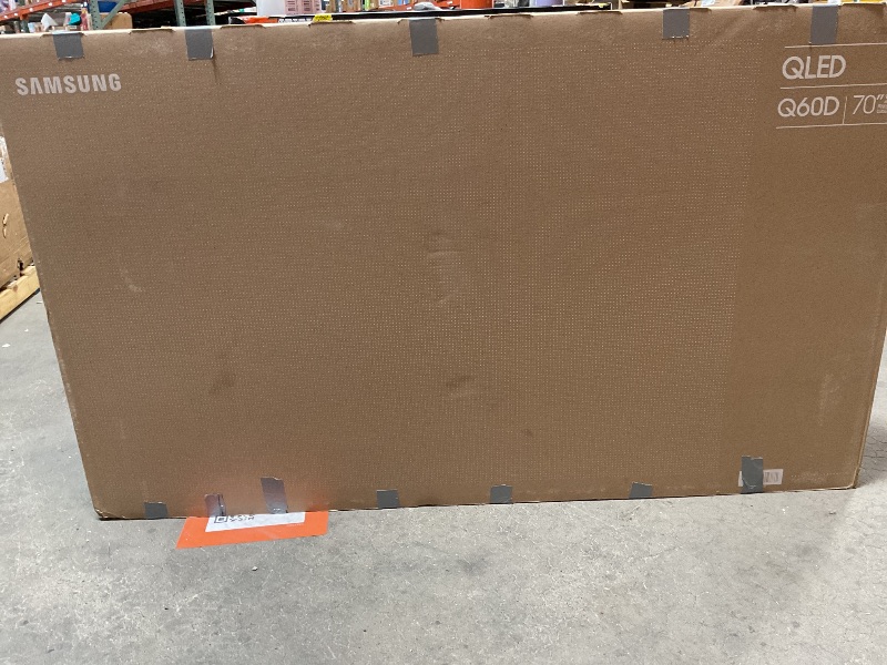 Photo 1 of ****BROKEN TELEVISION PARTS ONLY****
Samsung 70-Inch Class QLED 4K Q60D Series Quantum HDR Smart TV w/Object Tracking Sound Lite, Motion Xcelerator, Slim Design, Gaming Hub, Alexa Built-in (QN70Q60D, 2024 Model)